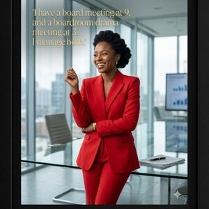 A.I. Art Print Career Driven Moms In A Frame 8x10